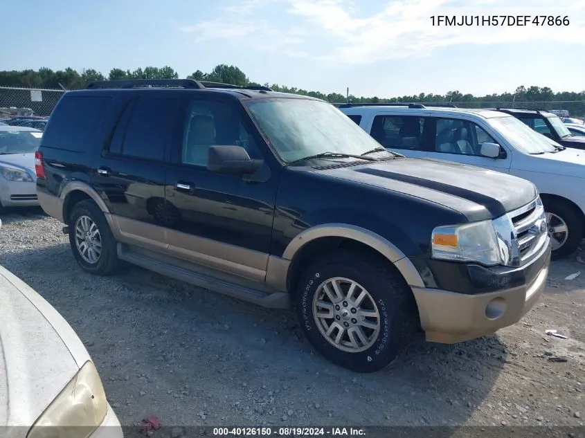 2013 Ford Expedition Xlt VIN: 1FMJU1H57DEF47866 Lot: 40126150