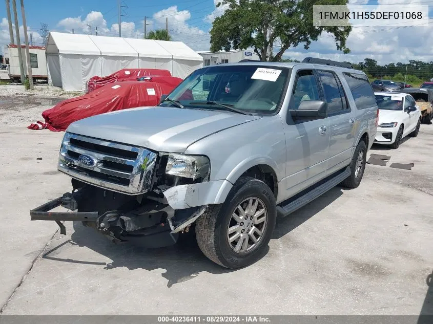 2013 Ford Expedition El Xlt VIN: 1FMJK1H55DEF01068 Lot: 40236411