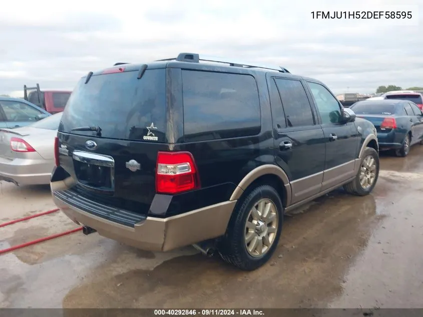 2013 Ford Expedition King Ranch VIN: 1FMJU1H52DEF58595 Lot: 40292846