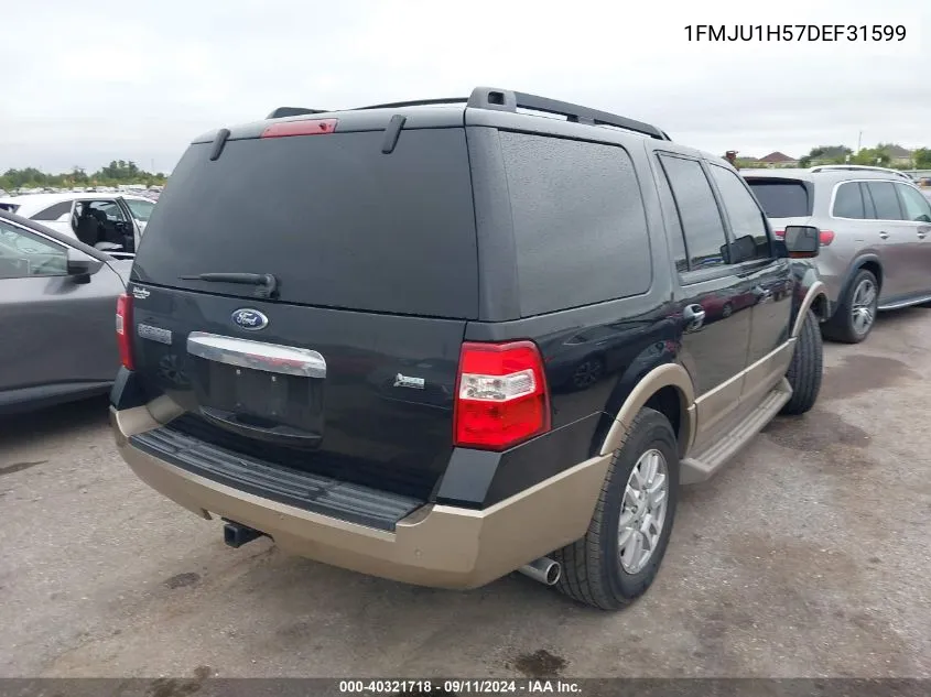 2013 Ford Expedition Xlt/King Ranch VIN: 1FMJU1H57DEF31599 Lot: 40321718