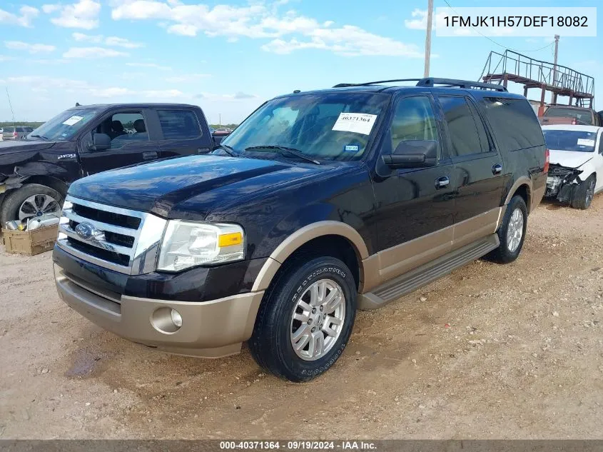 2013 Ford Expedition El Xlt VIN: 1FMJK1H57DEF18082 Lot: 40371364