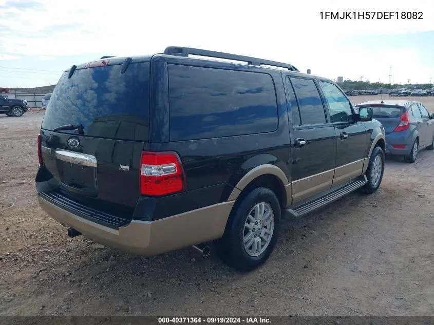 2013 Ford Expedition El Xlt VIN: 1FMJK1H57DEF18082 Lot: 40371364