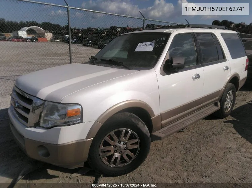 2013 Ford Expedition Xlt VIN: 1FMJU1H57DEF62741 Lot: 40472025