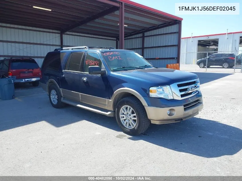 2013 Ford Expedition El Xlt VIN: 1FMJK1J56DEF02045 Lot: 40482050