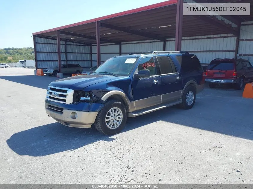 2013 Ford Expedition El Xlt VIN: 1FMJK1J56DEF02045 Lot: 40482050