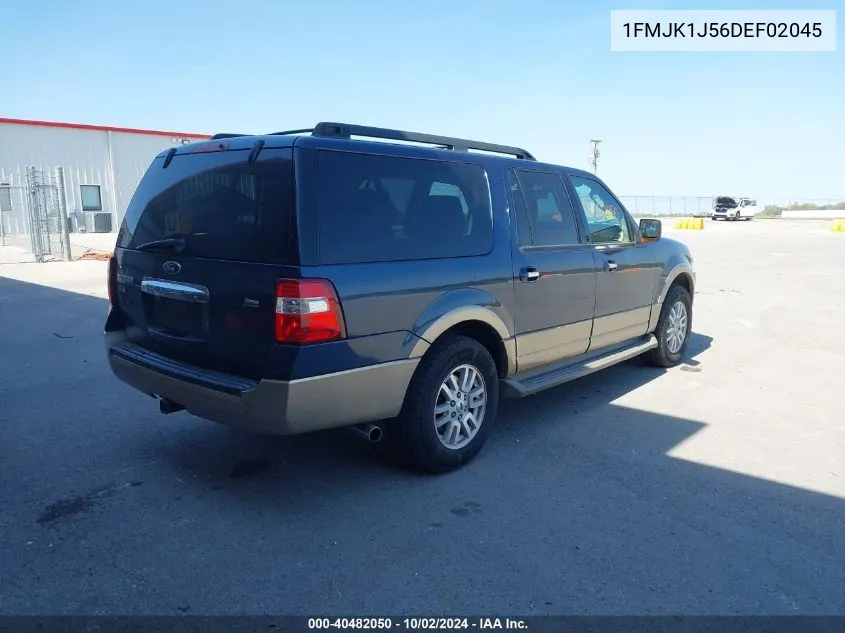 2013 Ford Expedition El Xlt VIN: 1FMJK1J56DEF02045 Lot: 40482050