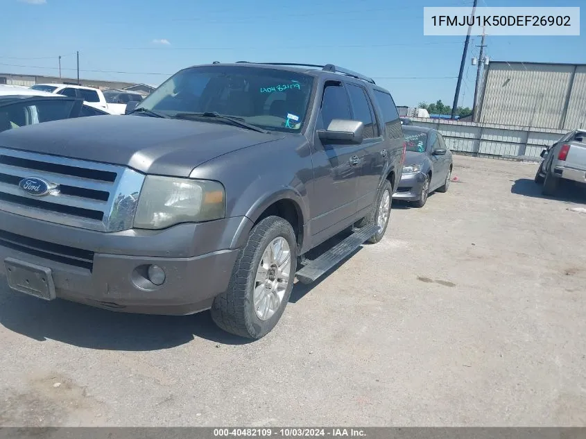 2013 Ford Expedition Limited VIN: 1FMJU1K50DEF26902 Lot: 40482109