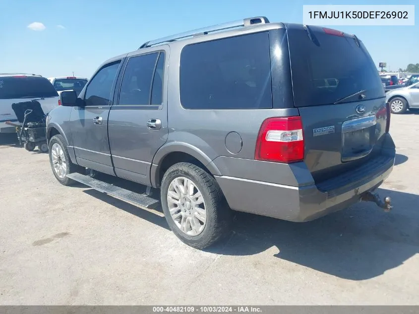 2013 Ford Expedition Limited VIN: 1FMJU1K50DEF26902 Lot: 40482109