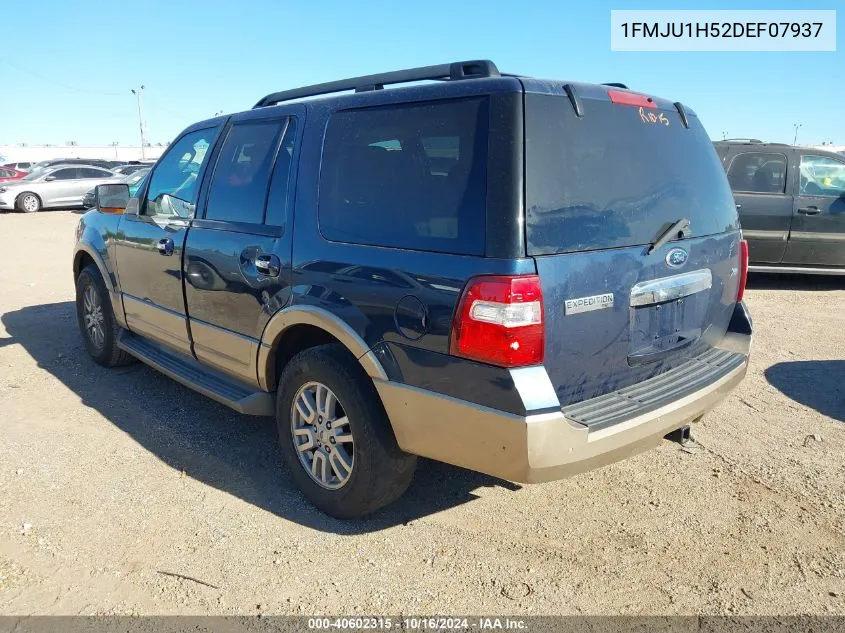 2013 Ford Expedition Xlt VIN: 1FMJU1H52DEF07937 Lot: 40602315