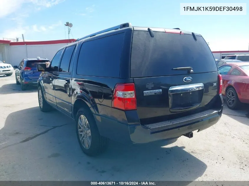 1FMJK1K59DEF30498 2013 Ford Expedition El Limited