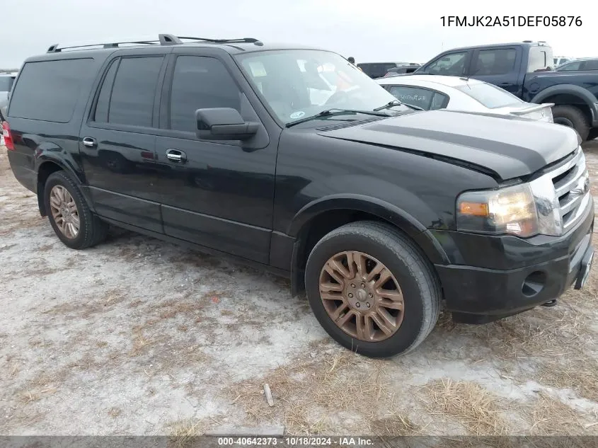 2013 Ford Expedition El Limited VIN: 1FMJK2A51DEF05876 Lot: 40642373