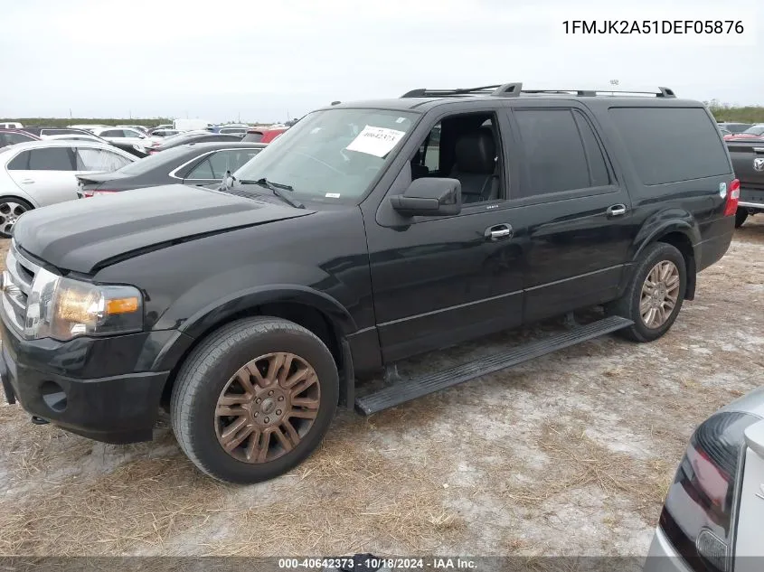 2013 Ford Expedition El Limited VIN: 1FMJK2A51DEF05876 Lot: 40642373