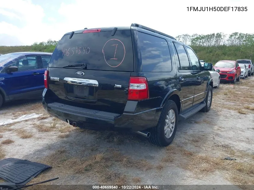 2013 Ford Expedition Xlt VIN: 1FMJU1H50DEF17835 Lot: 40659540