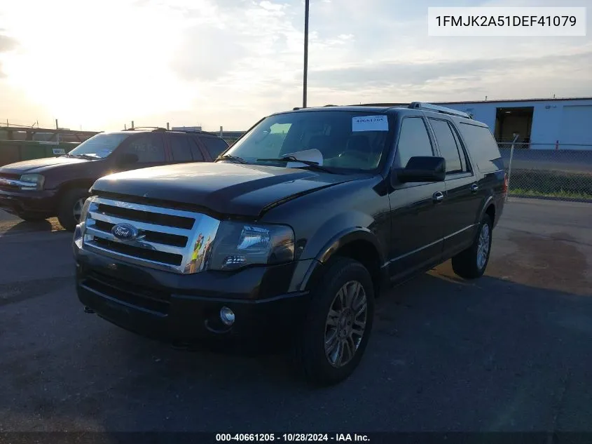 2013 Ford Expedition El Limited VIN: 1FMJK2A51DEF41079 Lot: 40661205