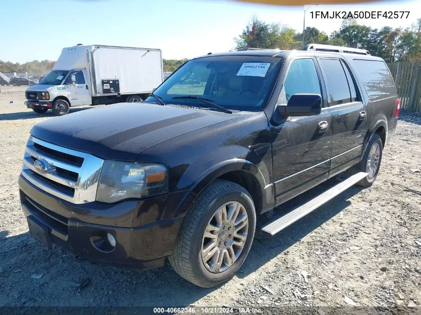 2013 Ford Expedition El Limited VIN: 1FMJK2A50DEF42577 Lot: 40662346