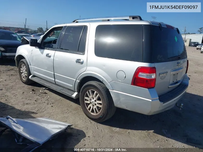 2013 Ford Expedition Limited VIN: 1FMJU1K54DEF09097 Lot: 40715716