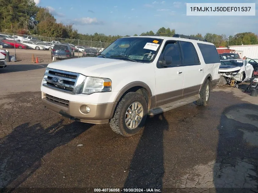 2013 Ford Expedition El Xlt VIN: 1FMJK1J50DEF01537 Lot: 40736058