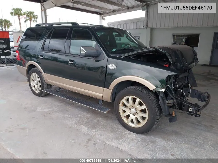 2013 Ford Expedition King Ranch VIN: 1FMJU1J56DEF46170 Lot: 40768548