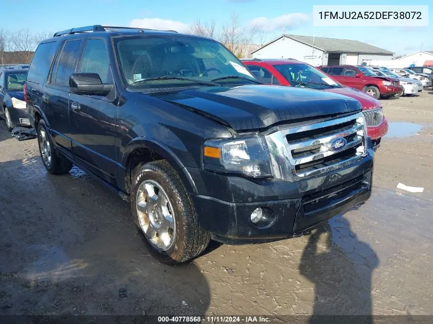 2013 Ford Expedition Limited VIN: 1FMJU2A52DEF38072 Lot: 40778568