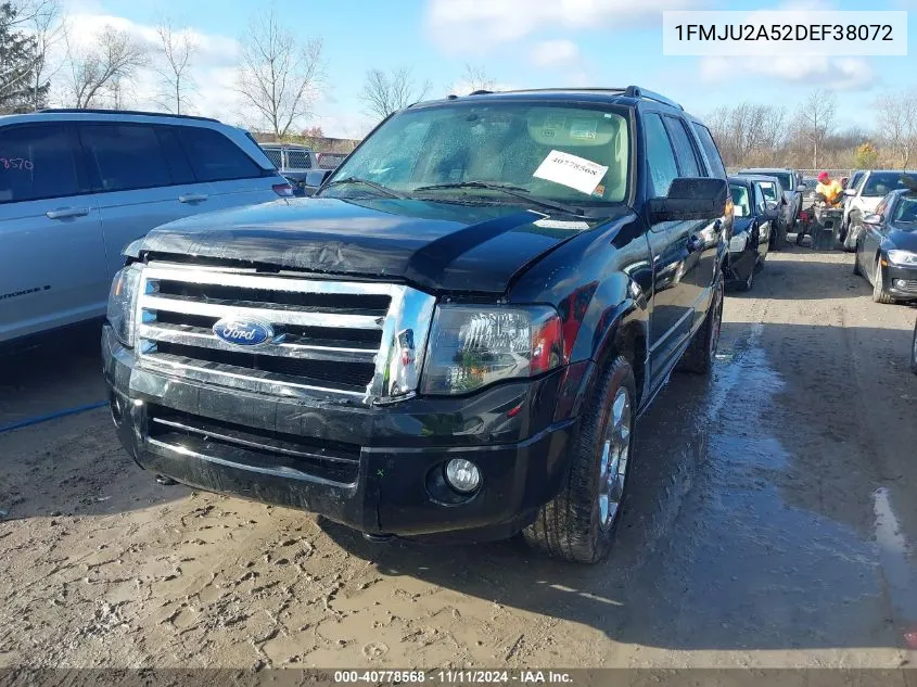 2013 Ford Expedition Limited VIN: 1FMJU2A52DEF38072 Lot: 40778568