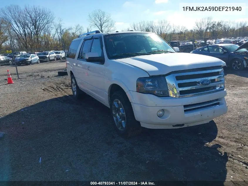 2013 Ford Expedition El Limited VIN: 1FMJK2A59DEF21940 Lot: 40793341