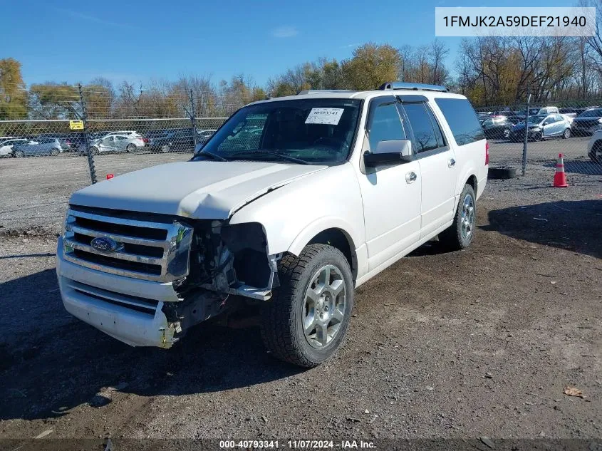 2013 Ford Expedition El Limited VIN: 1FMJK2A59DEF21940 Lot: 40793341