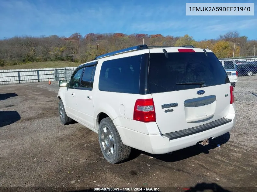 2013 Ford Expedition El Limited VIN: 1FMJK2A59DEF21940 Lot: 40793341