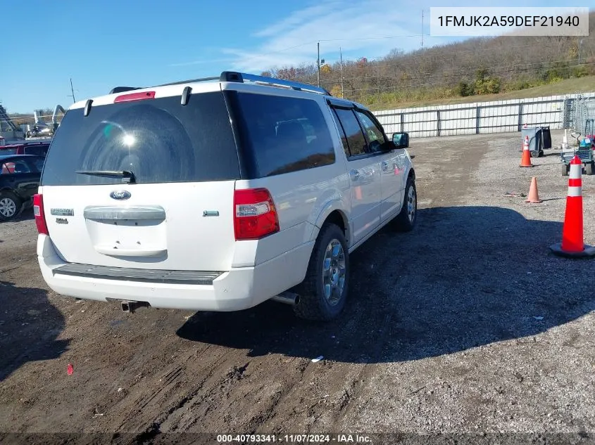 2013 Ford Expedition El Limited VIN: 1FMJK2A59DEF21940 Lot: 40793341