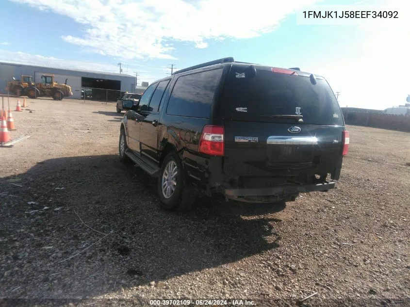 1FMJK1J58EEF34092 2014 Ford Expedition El Xlt