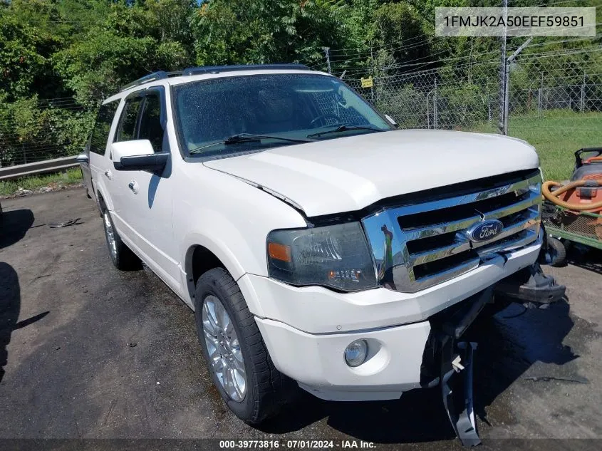 2014 Ford Expedition El Limited VIN: 1FMJK2A50EEF59851 Lot: 39773816