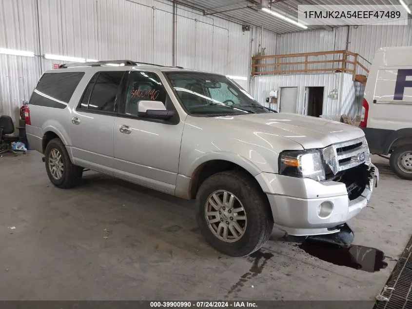 1FMJK2A54EEF47489 2014 Ford Expedition El Limited