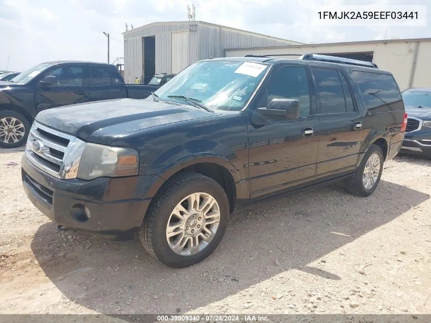 2014 Ford Expedition El Limited VIN: 1FMJK2A59EEF03441 Lot: 39909340