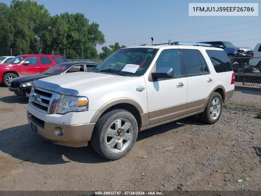 1FMJU1J59EEF26786 2014 Ford Expedition King Ranch