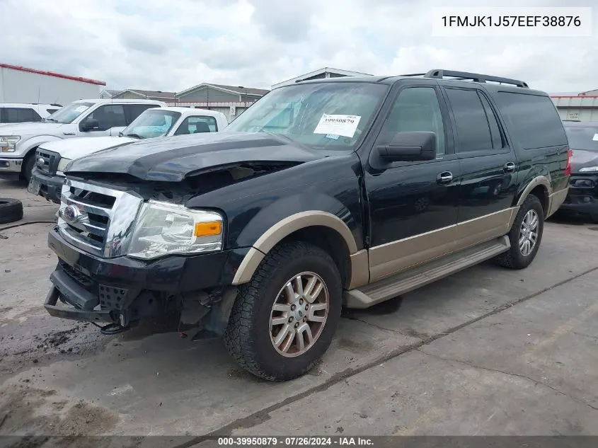 2014 Ford Expedition El Xlt VIN: 1FMJK1J57EEF38876 Lot: 39950879