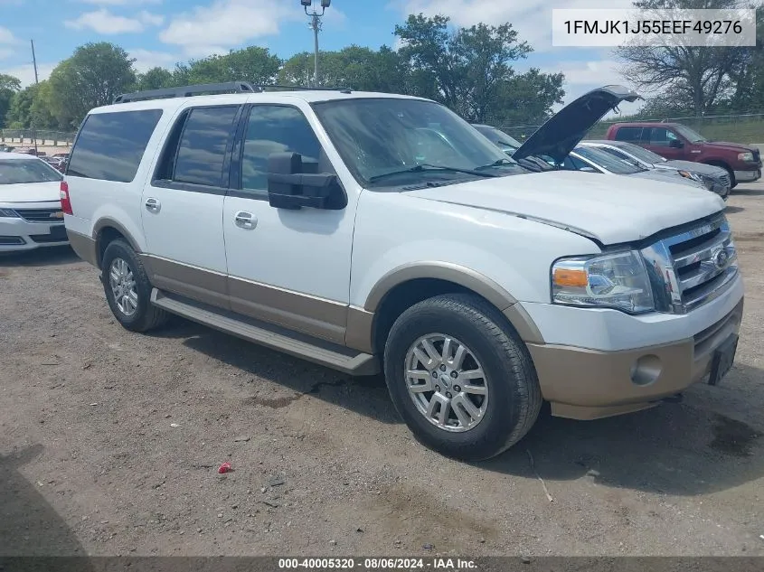 2014 Ford Expedition El Xlt VIN: 1FMJK1J55EEF49276 Lot: 40005320