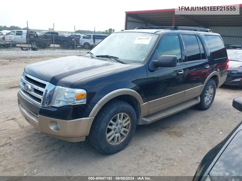 2014 Ford Expedition Xlt VIN: 1FMJU1H51EEF21555 Lot: 40047192