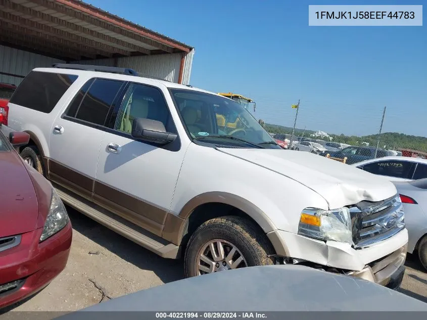 2014 Ford Expedition El Xlt VIN: 1FMJK1J58EEF44783 Lot: 40221994