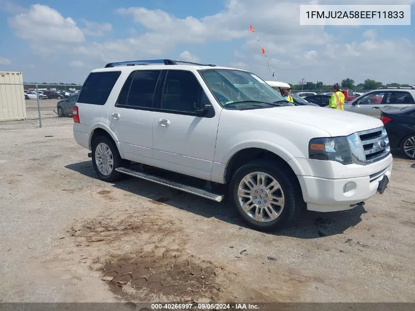 2014 Ford Expedition Limited VIN: 1FMJU2A58EEF11833 Lot: 40266997