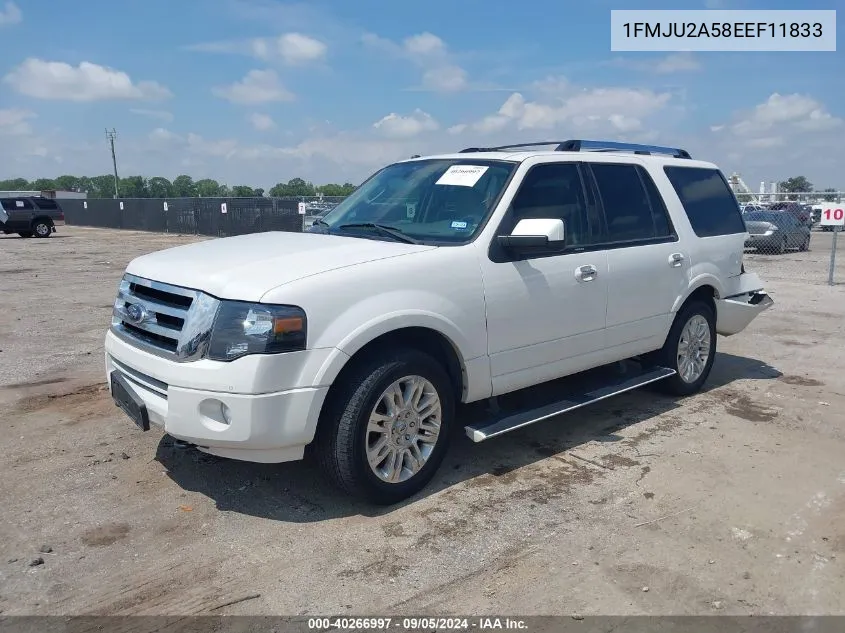 1FMJU2A58EEF11833 2014 Ford Expedition Limited