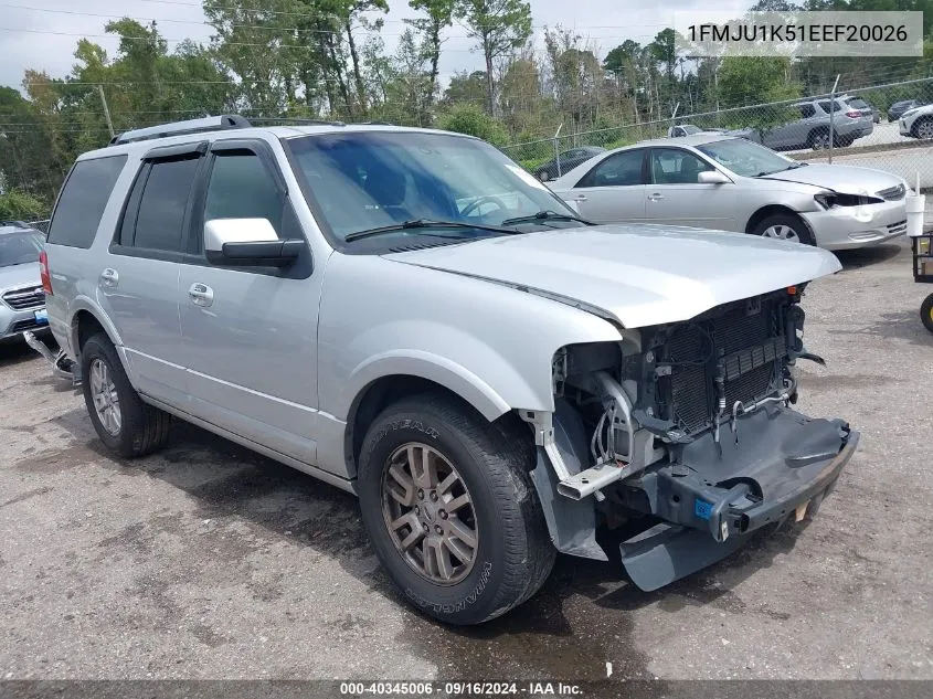 1FMJU1K51EEF20026 2014 Ford Expedition Limited