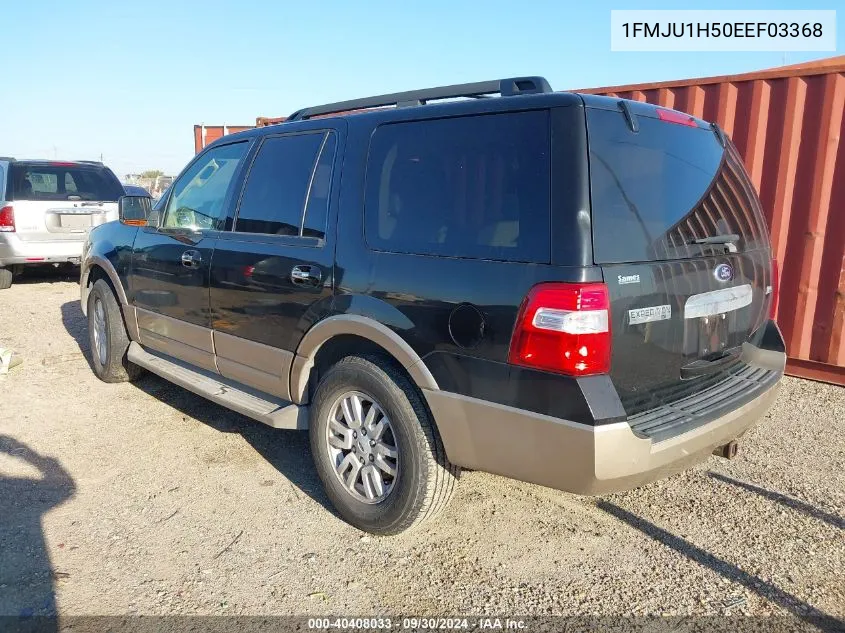 2014 Ford Expedition Xlt VIN: 1FMJU1H50EEF03368 Lot: 40408033