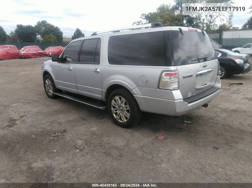 2014 Ford Expedition El Limited VIN: 1FMJK2A57EEF17919 Lot: 40430163