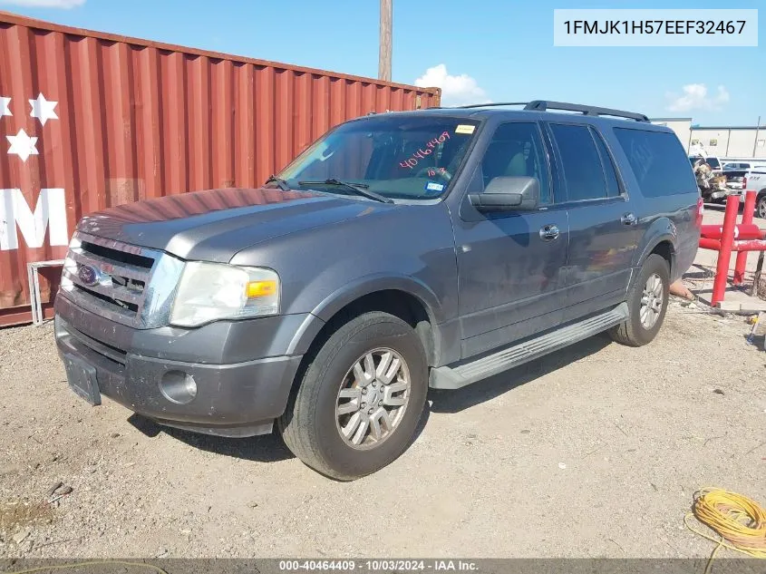 2014 Ford Expedition El Xlt VIN: 1FMJK1H57EEF32467 Lot: 40464409