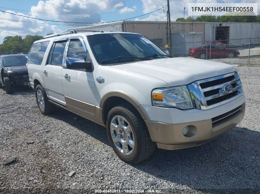 2014 Ford Expedition El King Ranch VIN: 1FMJK1H54EEF00558 Lot: 40482811