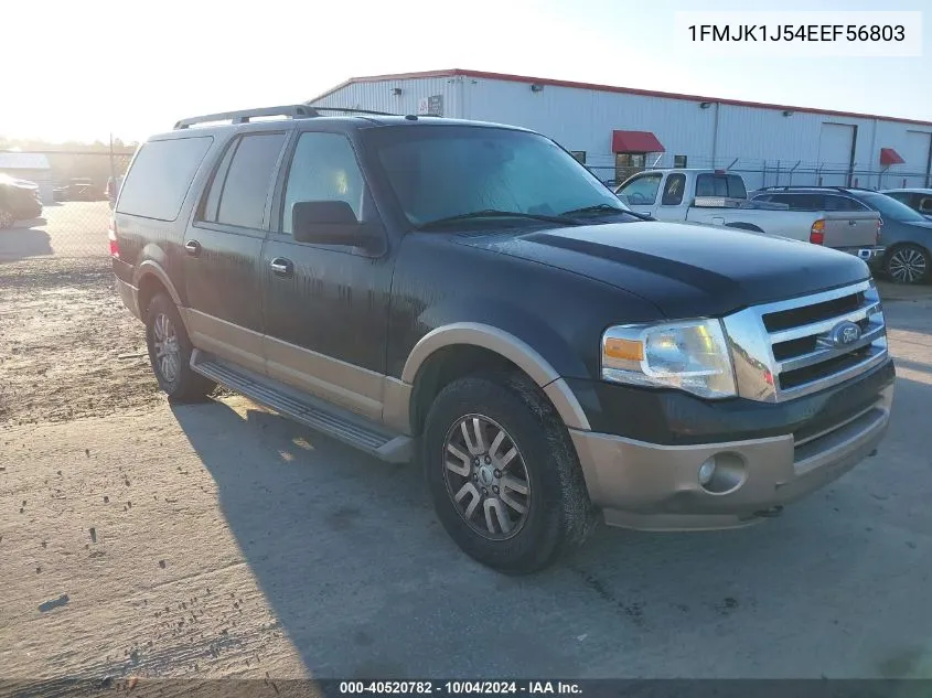 2014 Ford Expedition El Xlt VIN: 1FMJK1J54EEF56803 Lot: 40520782