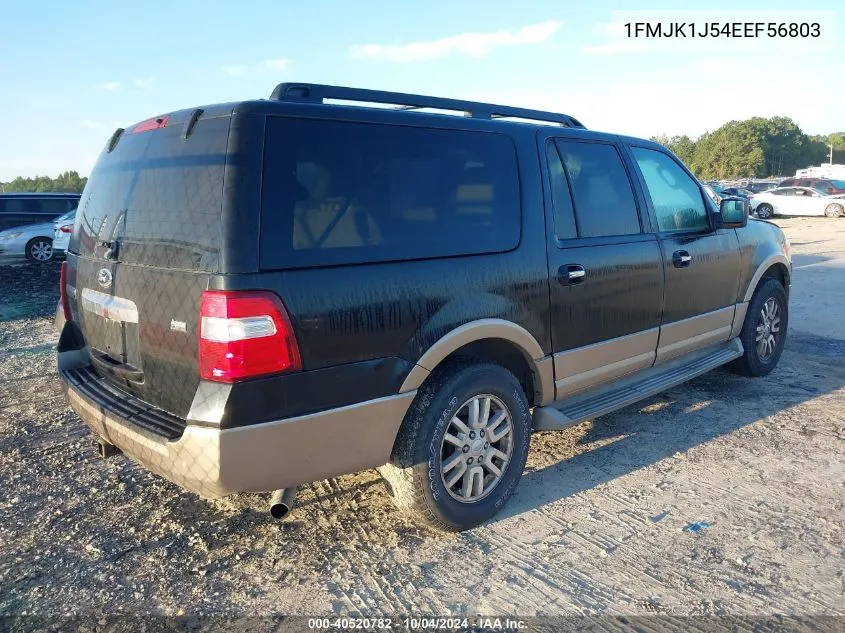 2014 Ford Expedition El Xlt VIN: 1FMJK1J54EEF56803 Lot: 40520782