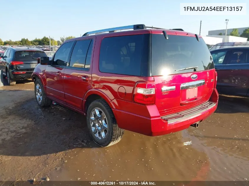 2014 Ford Expedition Limited VIN: 1FMJU2A54EEF13157 Lot: 40612261