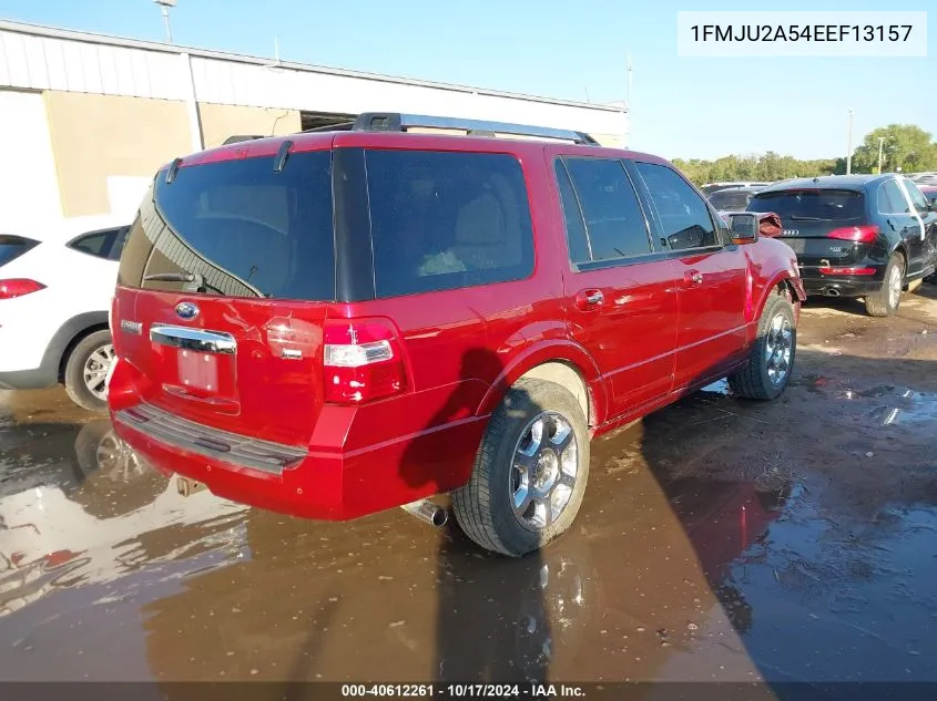 2014 Ford Expedition Limited VIN: 1FMJU2A54EEF13157 Lot: 40612261