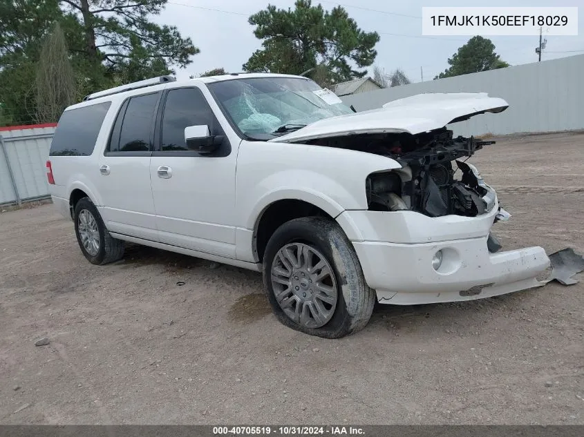 2014 Ford Expedition El Limited VIN: 1FMJK1K50EEF18029 Lot: 40705519