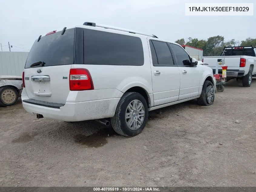 2014 Ford Expedition El Limited VIN: 1FMJK1K50EEF18029 Lot: 40705519